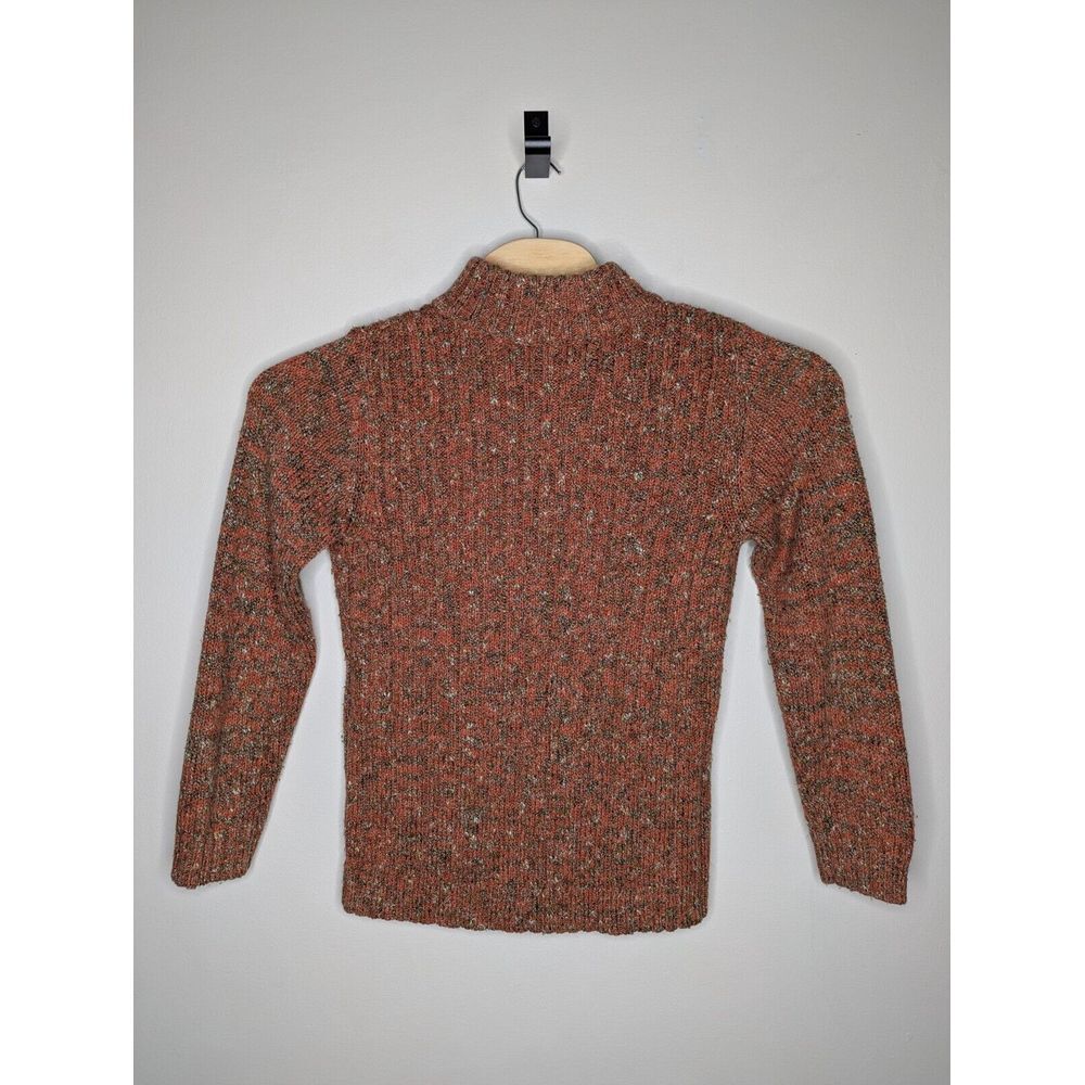 Liz Claiborne Pullover Sweater Women's Size XL Heavy Stretch 1/4 Zip Collar - Picture 3 of 9